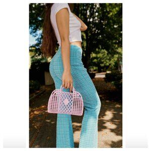 WRAY Rikki Pant Ocean Micro Gingham